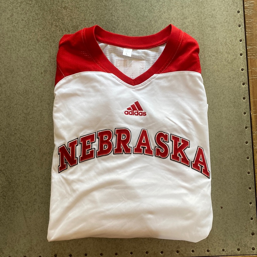 Nebraska long sleeve stitched jersey
